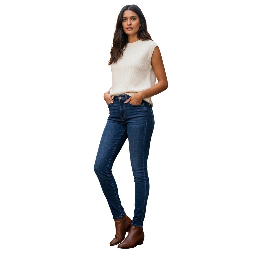 Joes Jeans Womens Skinny Ankle Jozlyn Dark Wash Stretch Denim Jeans Size 27
